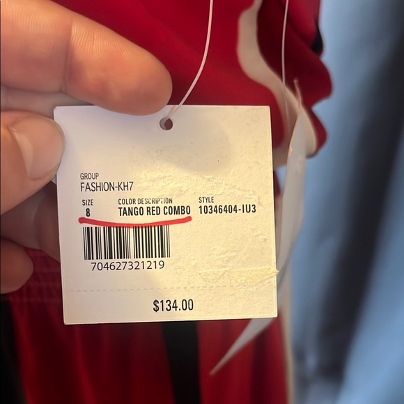 Kate Hill Elegant Color Block Dress - Picture 5 of 6